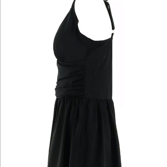 Flattering Black Swim Dress. NWOT - Picture 4 of 6
